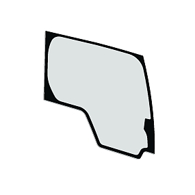 стекло кабины боковое правое 